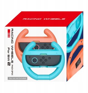 Kierownica wyścigowa do kontrolera Joy-Con Nintendo Switch  2 (opakowanie 2 szt.) - pomarańczowa i niebieska 9