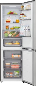 Lodówka LG GBBSJ10EPY Refrigerator, E, Free-standing, Combi, Height 1.86 m, Net fridge 220 L, Net freezer 113 L, Silver 2