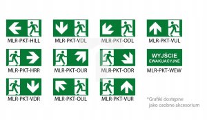 PIKTOGRAM DO OPRAWY MALER WYJŚCIE EWAKUACYJNE 4