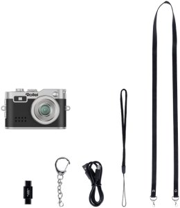 Aparat cyfrowy Rollei Compactline 12064 aparat cyfrowy 1/4" Kompaktowy aparat fotograficzny 2 MP 1920 x 1080 px czarny 9