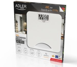 Adler 8193 white Waga łazienkowa - 250kg 34