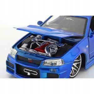 JADA F_F Nissan Skyline blue 2002 1:24 9397173314 2