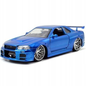 JADA F_F Nissan Skyline blue 2002 1:24 9397173314 8