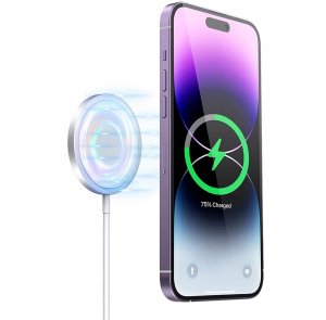 SZYBKA ŁADOWARKA BEZPRZEWODOWA INDUKCYJNA do Magsafe IPHONE 11 12 13 14 15 5