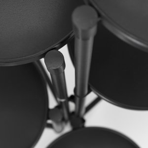 Kwietnik metalowy 78,5 cm stojak na kwiaty z 5 półkami loft nowoczesny czarny UNIWERSALNY 8