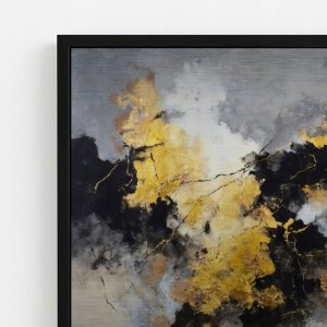 Obraz W Ramie Na Metalu Drzewo Abstrakcja Do Sypialni Salonu 120x80 4