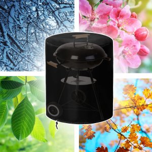 POKROWIEC NA GRILLA MAŁY CZARNY 5