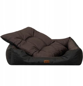 Hobbydog R1 LEGOWISKO PUFFY OXFORD BRĄZOWO - CZARNE 4