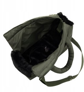 DoggyDolly R2 TORBA FLUFFY RIDE oliwkowy 2