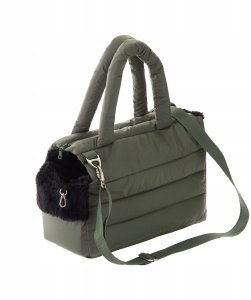 DoggyDolly R2 TORBA FLUFFY RIDE oliwkowy 3