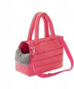 DoggyDolly TORBA FLUFFY RIDE MALINOWY 3