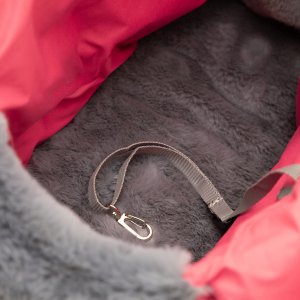 DoggyDolly TORBA FLUFFY RIDE MALINOWY 6