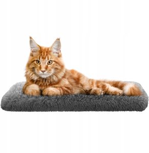 Boutiquezoo Materac parapetowy shaggy SZARY 10