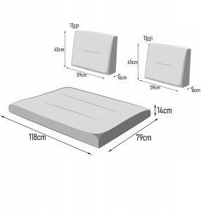 Flor De Mayo Poduszki Flora Beżowy 2