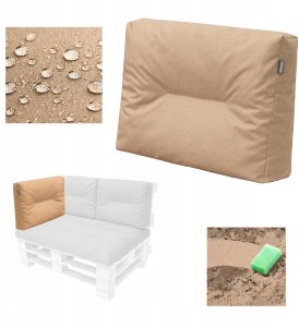 MAŁE OPARCIE FLORA BEŻOWY 4