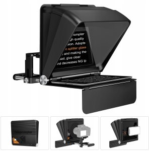 Prompter Teleprompter Monitor Podglądowy Vlog 2w1 Do Aparatu Dslr Telefonu / Tc7 Ii Ultimate Kit 4