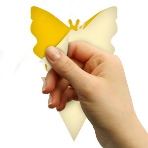 Lep Pułapka Lepowa do Doniczek na Mszyce Ziemiórki Mrówki Muszki Szkodniki Roślin Lep Motyl Kwiatek "Plant Guard" (15 szt) 5