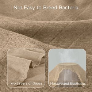 Momcozy 4-PACK BABY RECEIVING BLANKETS SWADDLE WRAP 47 X 47 INCHES 3