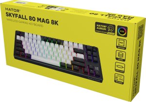 Klawiatura Hator Skyfall 80 Mag Ultima 8K Wireless Aurum Ice Magnetic (HTK3880) 7