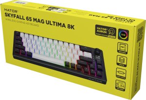 Klawiatura Hator Skyfall 65 Mag Ultima 8K Wireless Aurum Ice Magnetic (HTK3860) 7