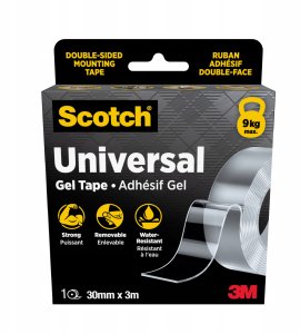 Scotch gel tape double sided transparent 30mmx3m 2