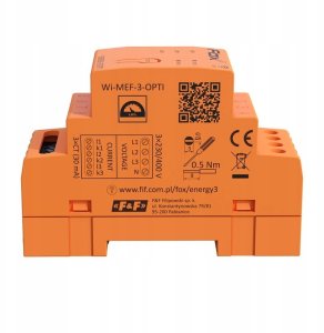 Zestaw monitor licznik zużycia energii WI-MEF-3-OPTI-40A Wi-Fi + zabezpieczenie LK-BZ-3 5