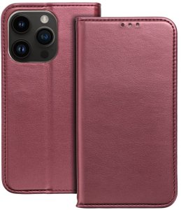 Pokrowiec SMART MAGNETO do IPHONE 17 Pro burgundowy 2