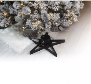 Det Gamle Apotek Christmas tree stand, h 10cm, w 45cm, d 47cm, black 2