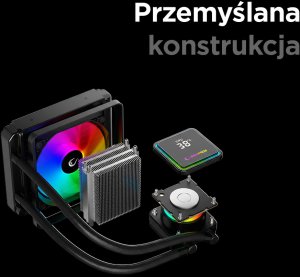 Chłodzenie wodne Rampage INFINITE V120 Białe 12