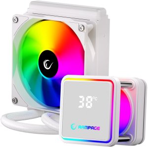 Chłodzenie wodne Rampage INFINITE V120 Białe 5