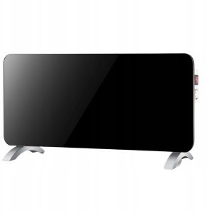 Grzejnik Volteno Grzejnik konwektorowy szklany VO2463 czarny 2