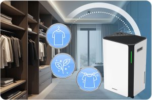 Berdsen Osuszacz powietrza kompresorowy - pochłaniacz wilgoci 20l/24h higrostat BD-532 biały 13