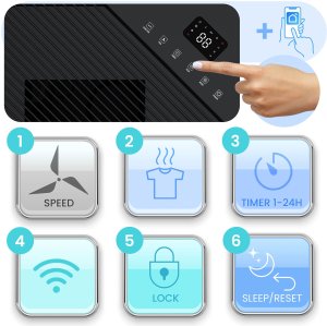 Berdsen Osuszacz powietrza kompresorowy - pochłaniacz wilgoci 20l/24h higrostat BD-532 biały 6