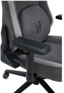 Krzesło biurowe L33T Neolite Fabric ciemne siedzisko - krzesło do gry 5706470155459 (5706470155459) 2