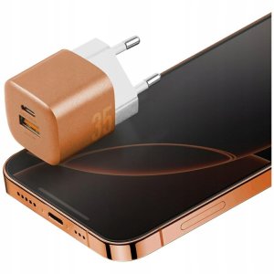 Ładowarka Energea Ładowarka sieciowa Ampcharge GaN35 USB-C/USB-A PD/PPS/QC3.0 35W pomarańczowy 4