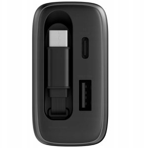 Ładowarka Energea Ładowarka sieciowa Ampcharge Arc 65 USB-A/USB-C + zwijany kabel USB-C PD/PPS/QC3.0 GaN gunmetal 3