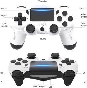 Bezprzewodowy PAD z wibracjami do konsoli PS4, PS3, PC 6