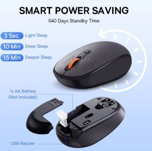 Mysz Baseus mysz bezprzewodowa F01B BLUETOOTH, 1600 DPI 3