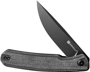 Sencut by We Knife Nóż składany Scitus S21042-3 dark green canvas micarta 5