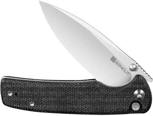 Sencut by We Knife Nóż składany Sachse S21007-1 black micarta 5