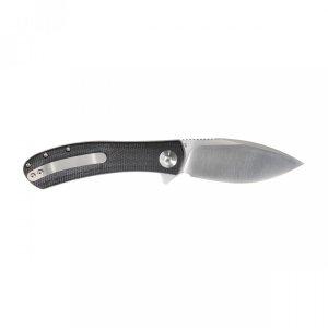 Trollsky Knives Nóż składany Mandu czarny/stalowe ostrze, limitowana edycja 2