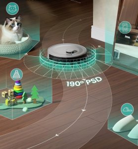 Robot sprzątający LeFant Robot sprzątający ze stacją 10000Pa 240min pracy 4