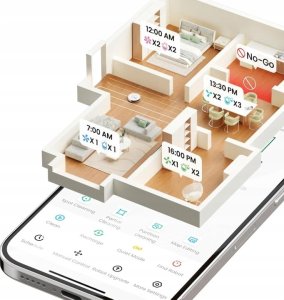 Robot sprzątający LeFant Robot sprzątający ze stacją 6000Pa 140 min pracy 2