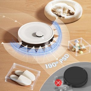 Robot sprzątający LeFant Robot sprzątający ze stacją 6000Pa 140 min pracy 5