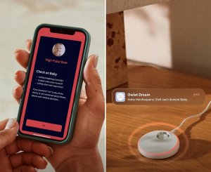 Owlet Dream Sock Pulsoksymetr monitor parametrów życiowych różowy 3