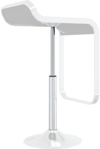 vidaXL Cylinder gazowy do krzesła biurowego chrom 505-720 mm (42010002) 3