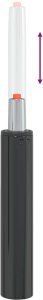 vidaXL Cylinder gazowy do krzesła biurowego Czarny 307-447 mm (42009993) 8