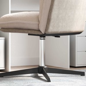 vidaXL Cylinder gazowy do krzesła biurowego chrom 318-473 mm (42010000) 2