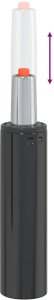 vidaXL Cylinder gazowy do krzesła biurowego Czarny 239-309 mm (42009991) 8