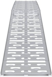 vidaXL Rampy załadunkowe 2 pcs Srebrny 222 x 29 x 14 cm Aluminium 5